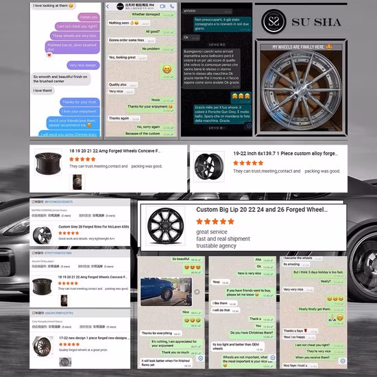 BMW 아우디 알루미늄 합금 자동차 림용 1피스 모노블록 단조 휠 건메탈